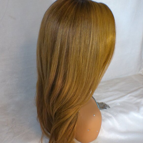 ✨18 Inch Human Tigers Eye Dimensional Lace Wig With Large Parting Area ✨ - Picture 8 of 16